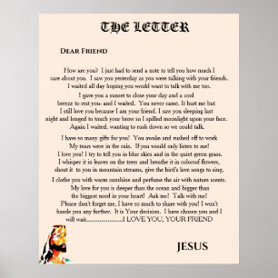 THE LETTER FROM JESUS  POSTER