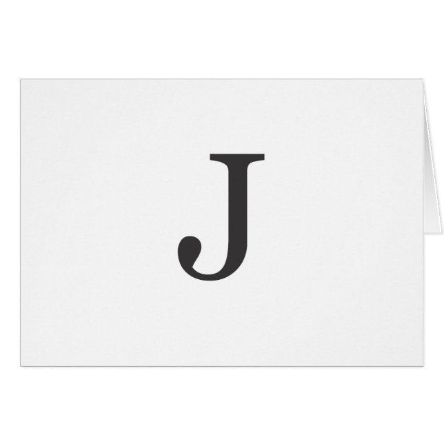 "the letter J" (Front Horizontal)