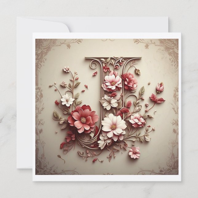 The Letter J Note Card (Front)