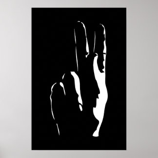 the letter K in sign language