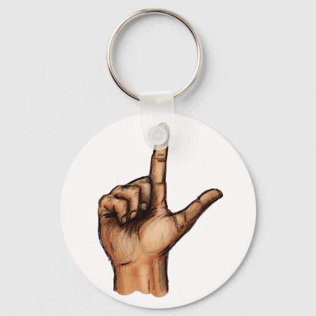 The Letter L Key Ring (Front)