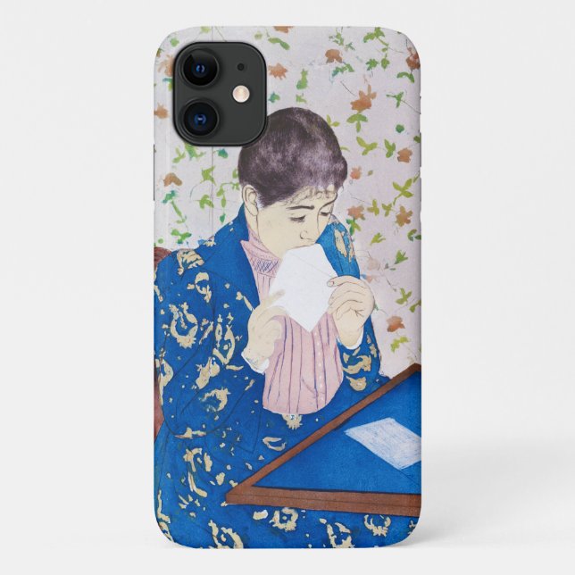The Letter, Mary Cassatt Case-Mate iPhone Case (Back)
