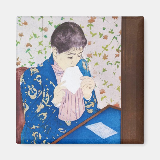 The Letter, Mary Cassatt Magnet (Front)