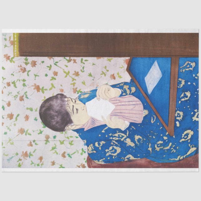 The Letter, Mary Cassatt Tissue Paper (Front)