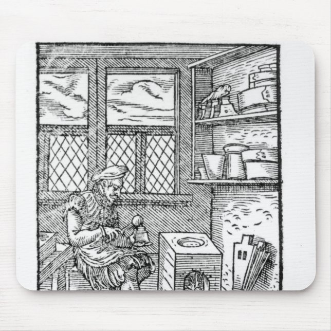 The Letter Plate Maker Mouse Mat (Front)