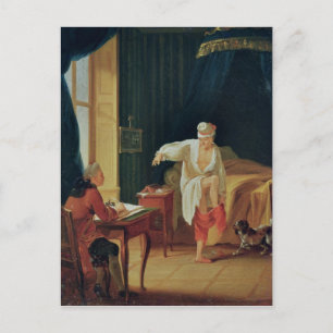 The Levee of Voltaire at Ferney, after 1759 Postcard