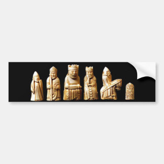 The Lewis Chessmen Bumper Sticker