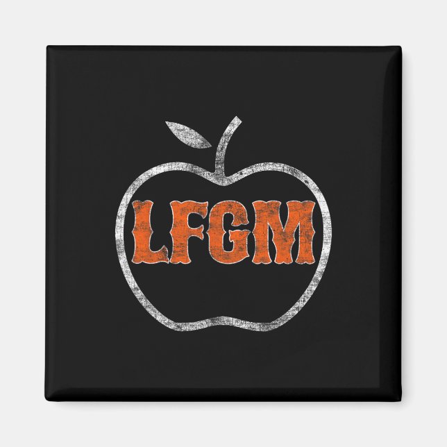 The Lfgm T - Baseball  Magnet (Front)