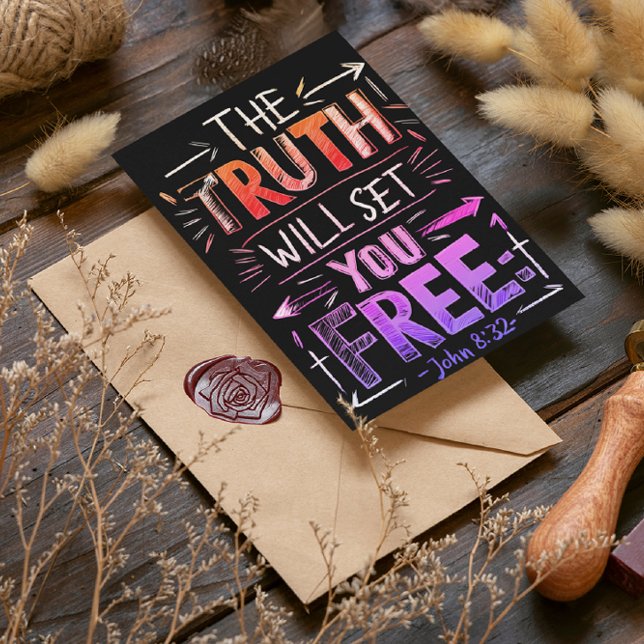 The Liberating Truth Postcard (Creator Uploaded)