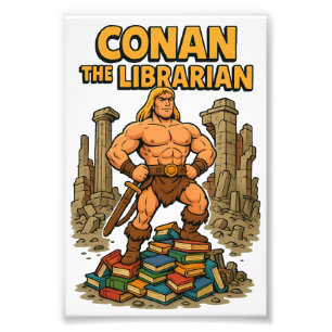 The Liberian – Barbarian of Books Photo Print