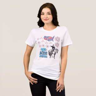 The Liberty Lights Show white Tri-Blend Shirt