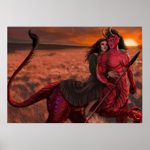 The Librarian and the Beast poster