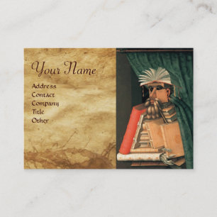 THE LIBRARIAN MONOGRAM BUSINESS CARD