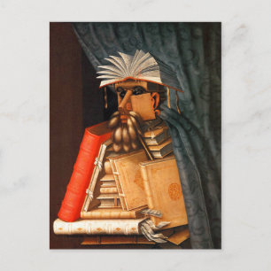 The Librarian Postcard