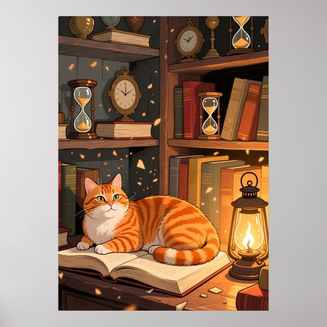 The Librarian’s Cat Poster (Front)