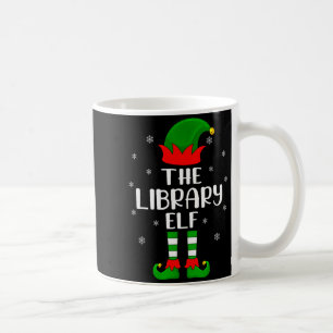 The Library Elf Christmas Party Matching Family Xm Coffee Mug