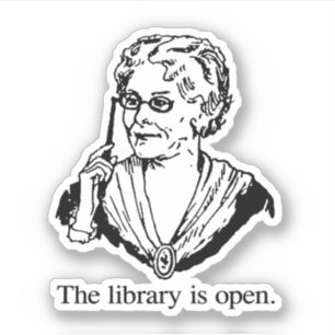 The library is open