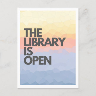The Library is Open Drag Race Postcard