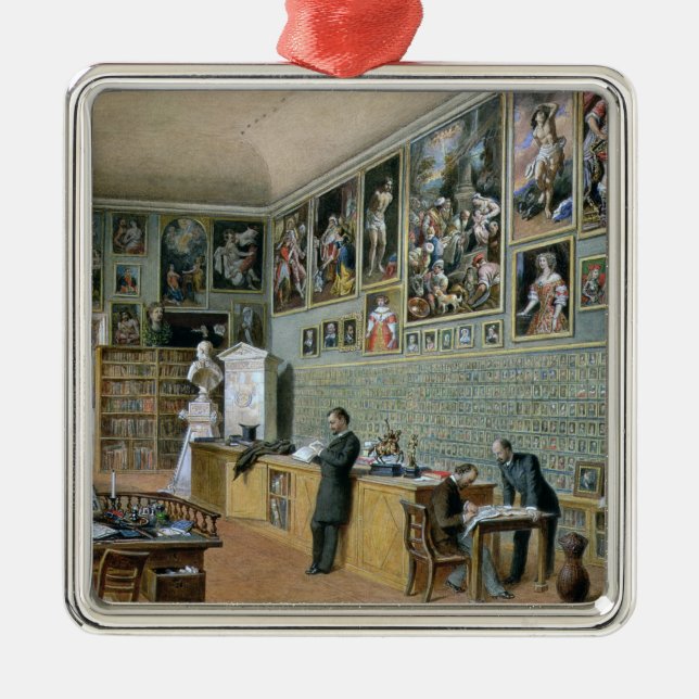 The Library Metal Tree Decoration (Front)