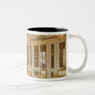 The library of Louis XVI  decorated in 1781 Two-Tone Coffee Mug