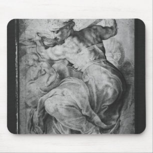 The Libyan Sibyl, after Michangelo Buonarroti Mouse Mat