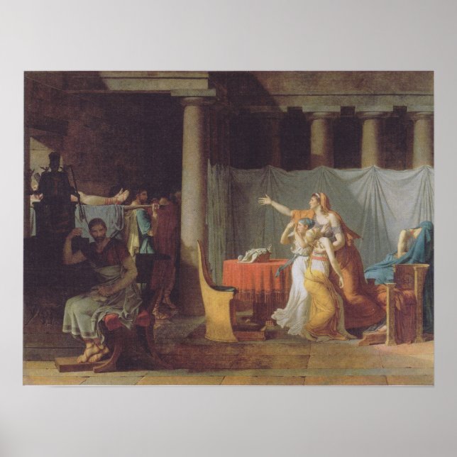 The Lictors Bring To Brutus The Bodies Of His Sons Poster (Front)