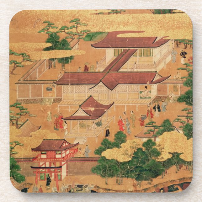 The Life and Pastimes of the Japanese Court, Tosa Coaster (Front)