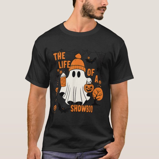 The Life Of A Showboo Halloween Costume Bow Boo Gi T-Shirt (Front)