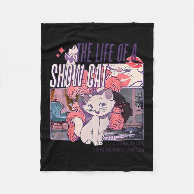 The Life Of A Showcat  Fleece Blanket (Front)