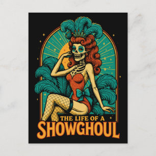 The Life of a Showghoul  Holiday Postcard