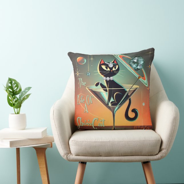 The Life Of A Showgirl Cat Cushion (Chair)