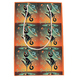 The Life Of A Showgirl Cat Medium Gift Bag