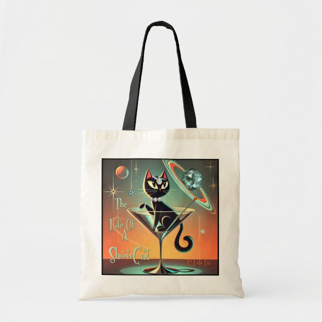 The Life Of A Showgirl Cat Tote Bag (Front)