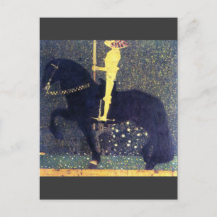 The life of a struggle (The Golden Knights) -Klimt Postcard