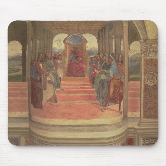 The Life of St. Benedict (fresco) (detail) Mouse Mat (Front)