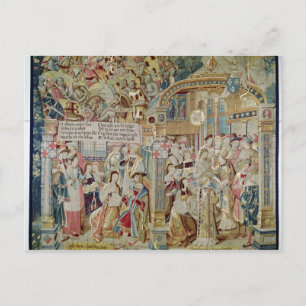 The Life of St. Remigius  bishop of Reims Postcard