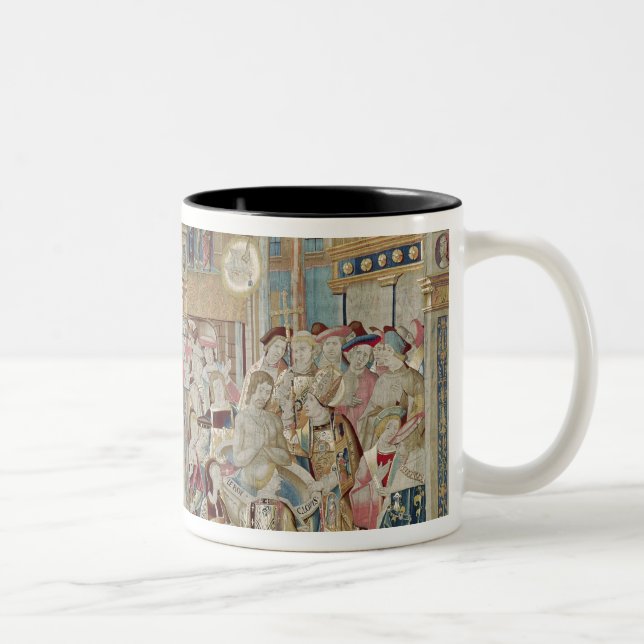 The Life of St. Remigius  bishop of Reims Two-Tone Coffee Mug (Right)