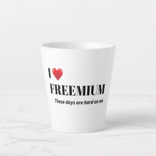 The "Life on a Budget" adulting is hard humour Latte Mug