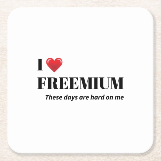 The "Life on a Budget" adulting is hard humour  Square Paper Coaster (Front)