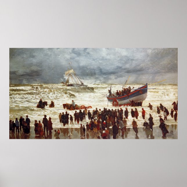 The Lifeboat, 1873 Poster (Front)