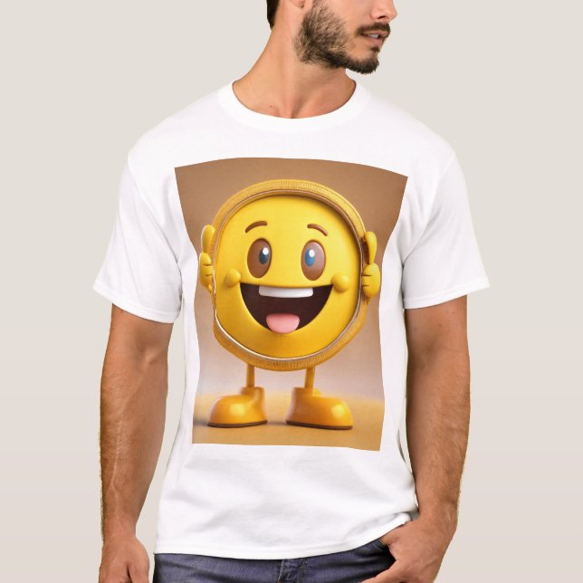 The Lifecycle of Face Emoji T-Shirt (Front)
