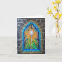The Light 3 Church Stained Glass Window 