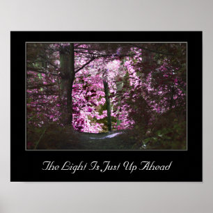The Light Ahead Inspirational Poster