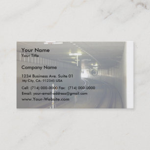 The Light At The End Of The Tunnel At Subiaco In W Business Card