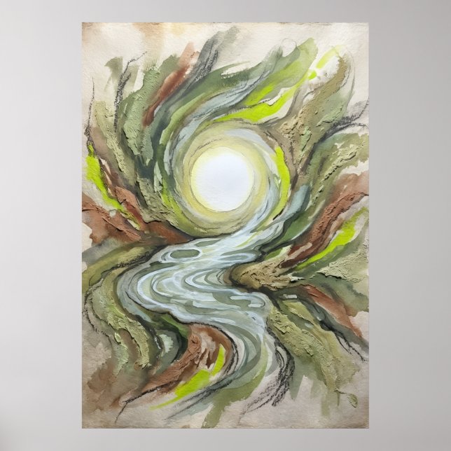 The light behind the eyes poster (Front)