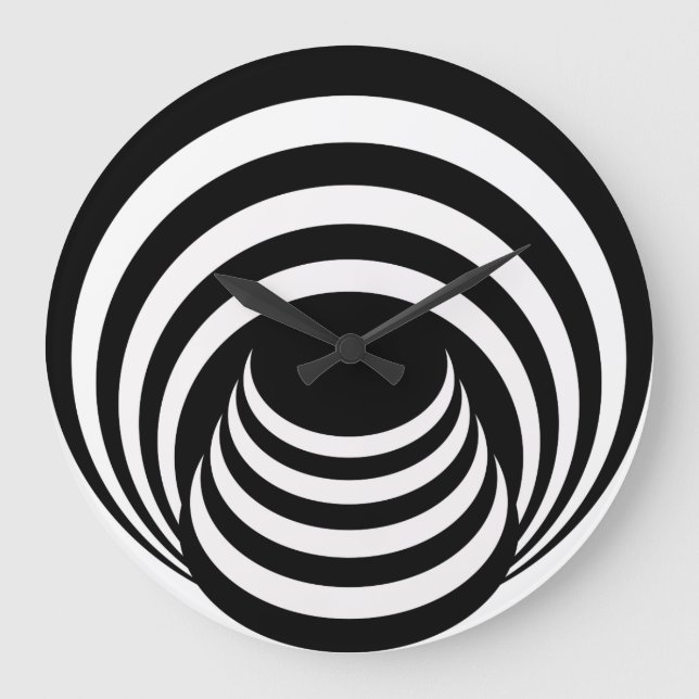 THE LIGHT CONE: Spacetime & infinite possibilities Large Clock (Front)