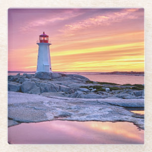 The Light Keeper Glass Coaster