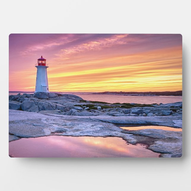 The Light Keeper | Peggy'S Cove Plaque (Front)