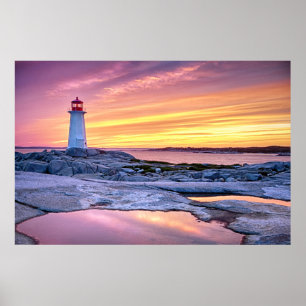 The Light Keeper   Peggy'S Cove Poster