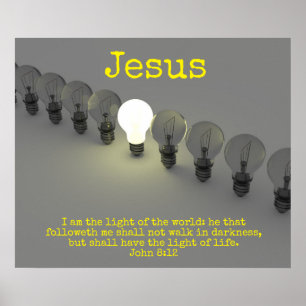 The Light of Jesus Poster